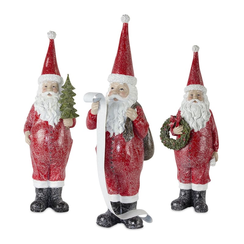 Santa Figurine (Set of 3)