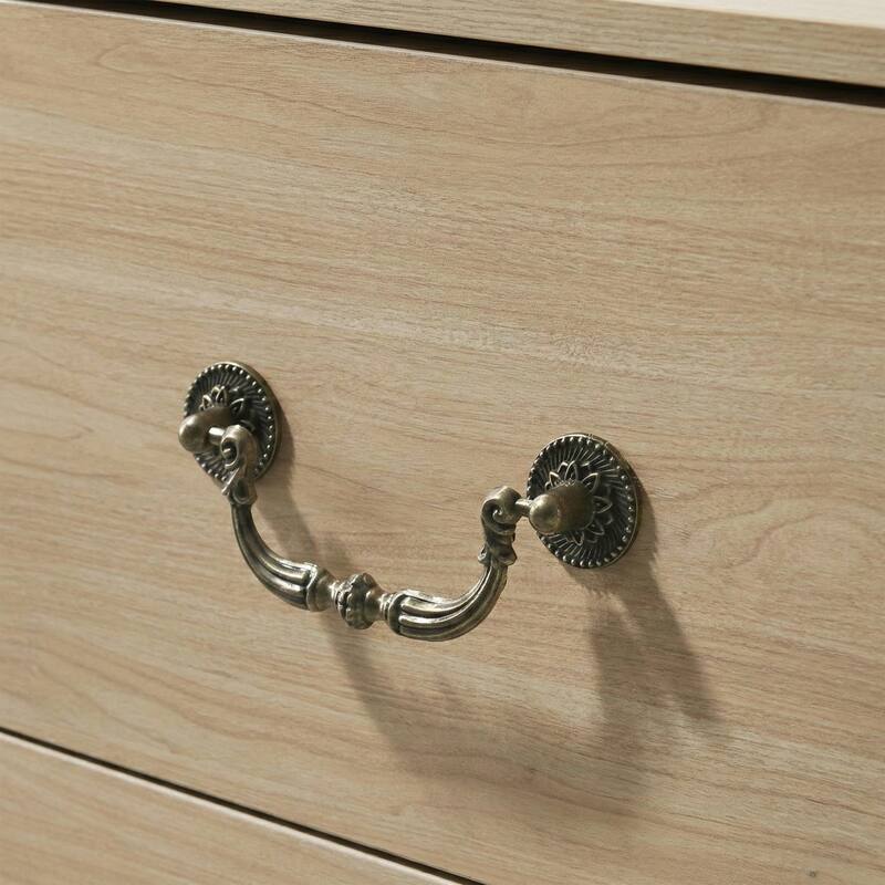 247 Shop At Home Marie 2-Drawer Set of 2 Nightstands with Open Storage Shelf