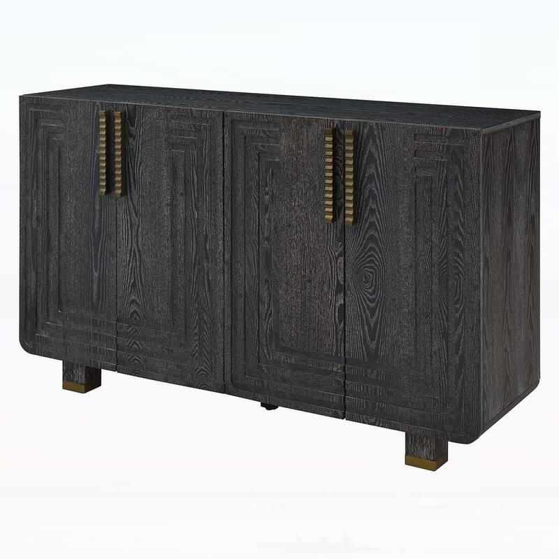 Retro Buffet Cabinet with Adjustable Shelves,for Dining,Kitchen,and Living Room