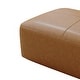 preview thumbnail 61 of 62, Elliot 22"/ 35"/ 43" W Modern Rectangular Genuine Leather Ottoman