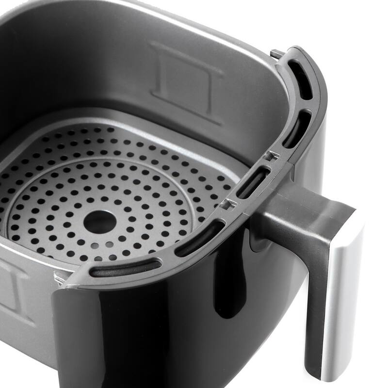 Uber Appliance Air fryer XL Deluxe - 5Qt Digital Display - Ceramic Non stick Non Toxic - 5 Quart