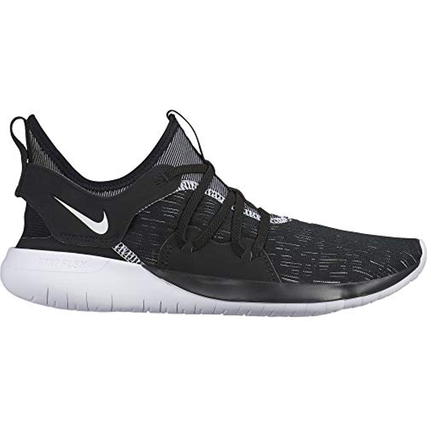 women's nike flex contact black and white