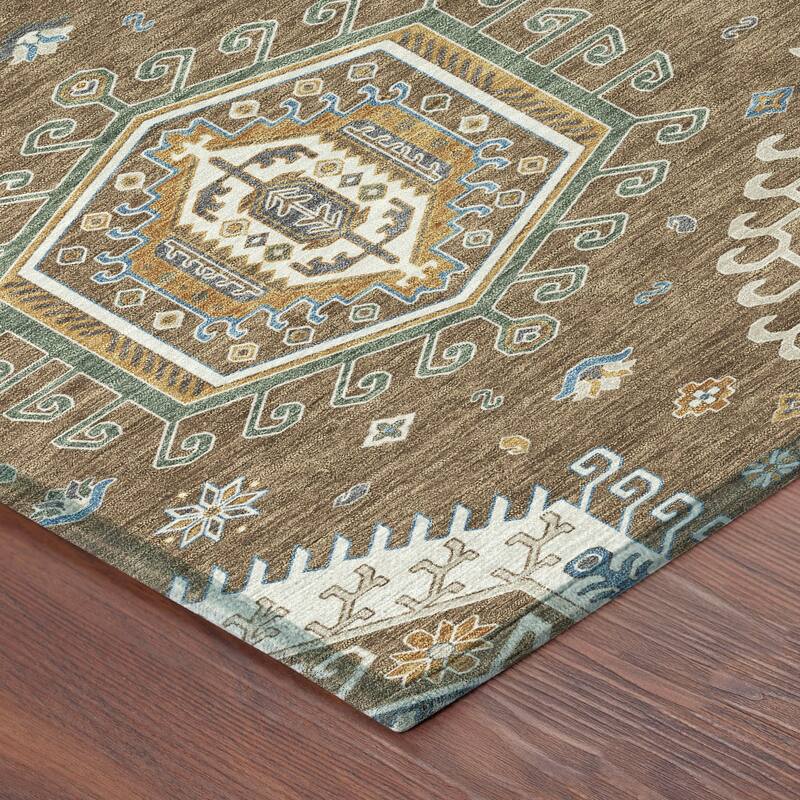 Machine Washable Indoor/ Outdoor Global Akron Chantille Rug