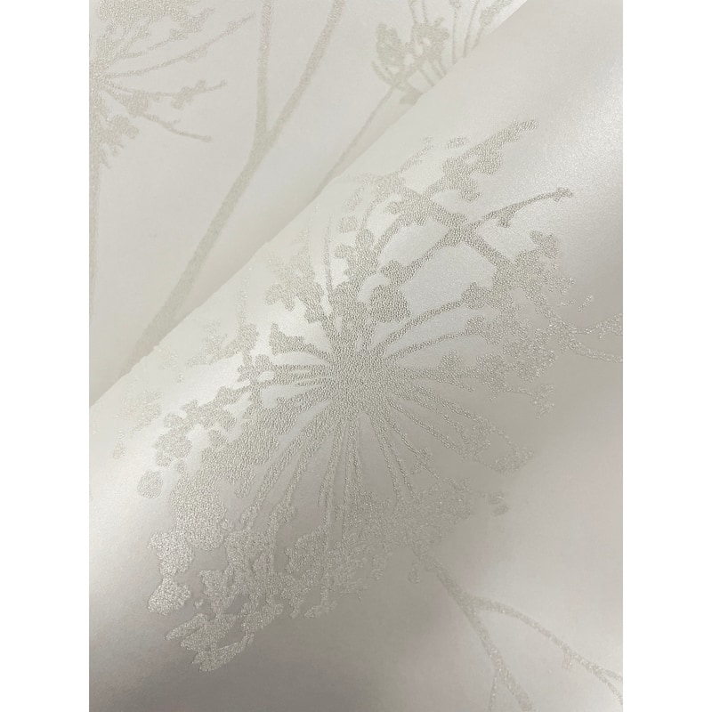 Seabrook Designs Wild Grass Glass Beaded Unpasted Wallpaper - 20.9 in W x 33 ft. L - Chardonnay
