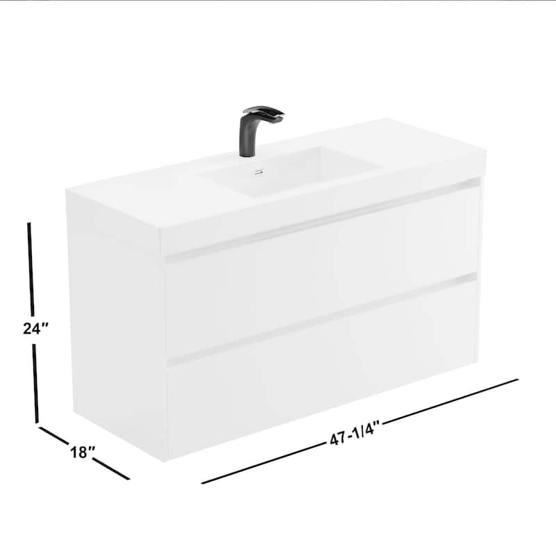 Anne 48" Single Bathroom Vanity Set