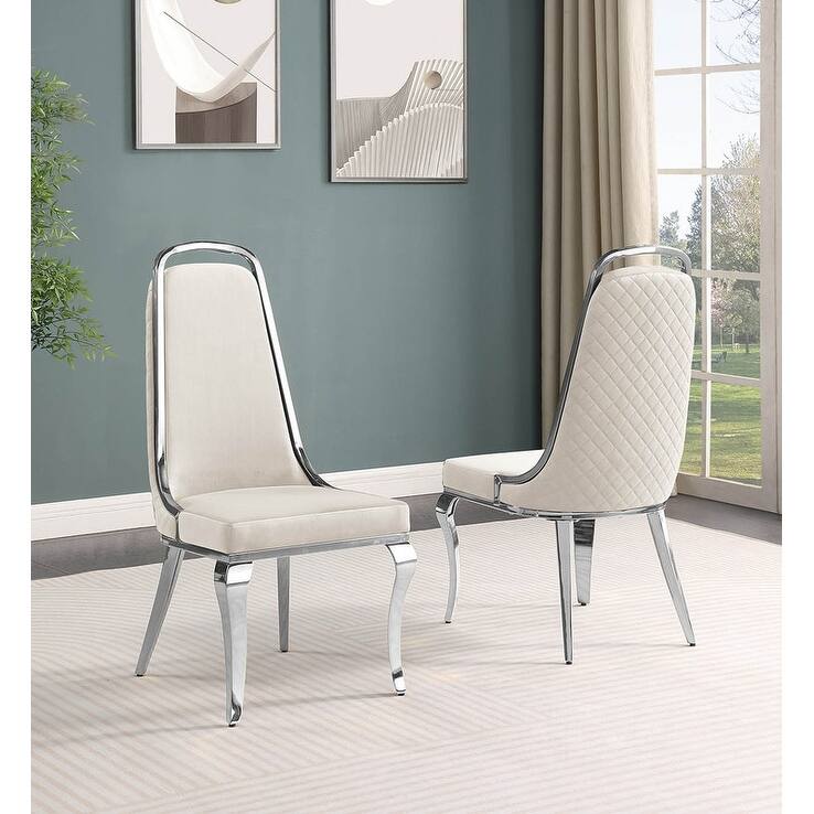 Best Quality Furniture D400/1-SC310-7 Dining Set with 78" 12mm Glass with Bevel