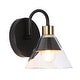 preview thumbnail 24 of 22, Petia Modern Contemporary Black Bathroom Vanity Lights Dimmable Wall Sconces
