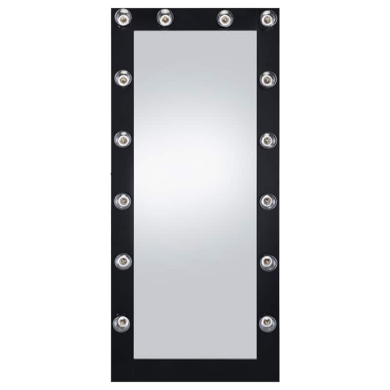 Zayan 32 x 71 Inch Floor Mirror LED Lighting