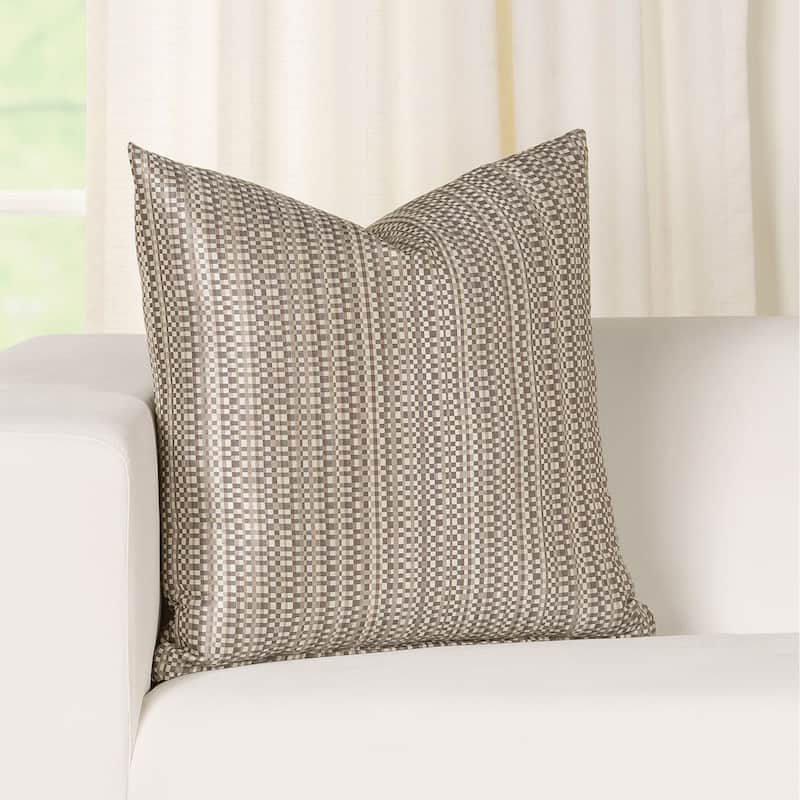 Dortmund Modern-style Throw Pillow - 26 x 26 - Gray