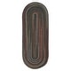 preview thumbnail 3 of 14, Colonial Mills Wayland Rustic Farmhouse Braided Multicolor Runner Rug 2' 6" x 10' - Navy