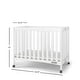 preview thumbnail 9 of 23, Forever Eclectic London Folding Mini Crib - 39.25" L x 25.25" W x 32" H