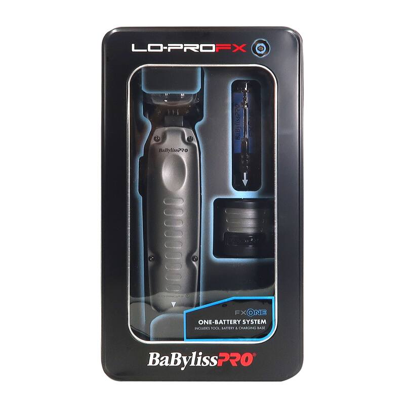BaByliss Pro FXONE LO-PROFX High-Performance Low-Profile Trimmer #FX729 + BaByliss Pro Fade Brush BPFADEB + 9" Comb