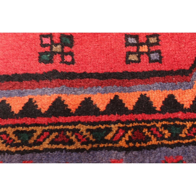 ECARPETGALLERY Hand-knotted Konya Anatolian Red Wool Rug - 4'0 x 7'3