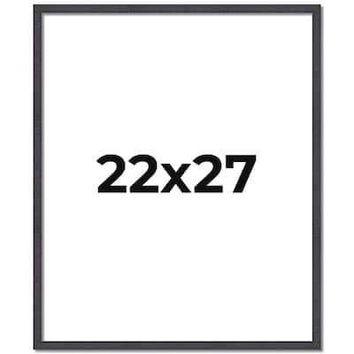22x27 Frame Brown Solid Wood Picture Frame - Complete Modern Photo