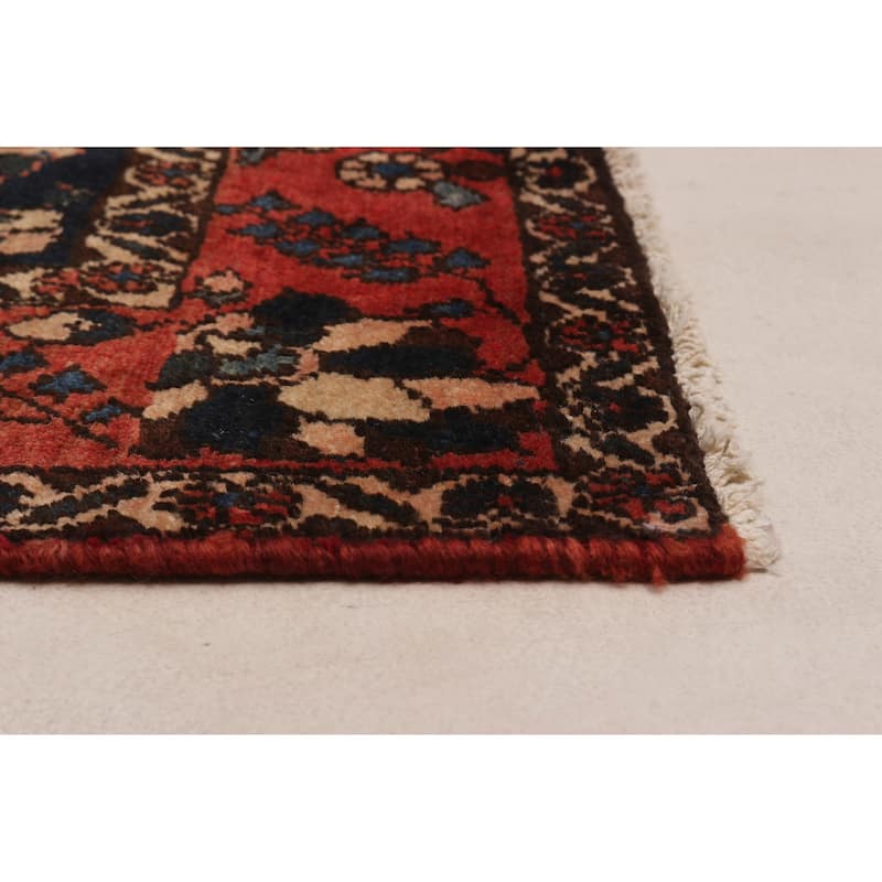 ECARPETGALLERY Hand-knotted Kayseri Vintage Red Wool Rug - 4'4 x 6'6