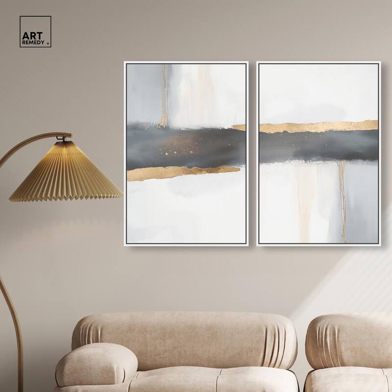 Azure Horizon I Canvas Set of 2 by Art Remedy