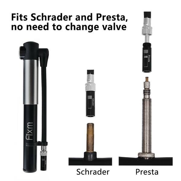 Shop Fixm Mini Bike Pump Potable Tire Pump Floor Bicycle Air Pump