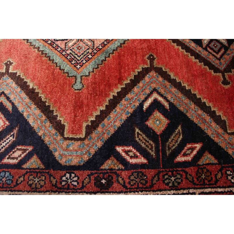 ECARPETGALLERY Hand-knotted Konya Anatolian Dark Copper Wool Rug - 3'6 x 10'8