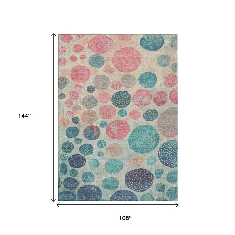 HomeRoots Geometric Transitional Rectangle Outdoor Rug