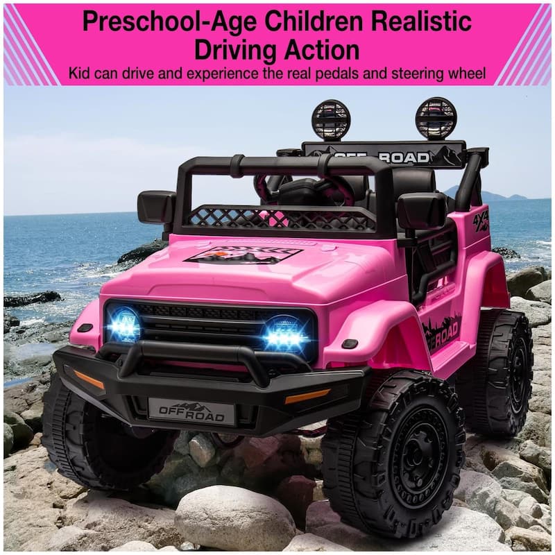 Electric Ride On Truck Car for Kids 3-7 with Remote Control