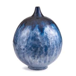 Azul Vase Short - Blue