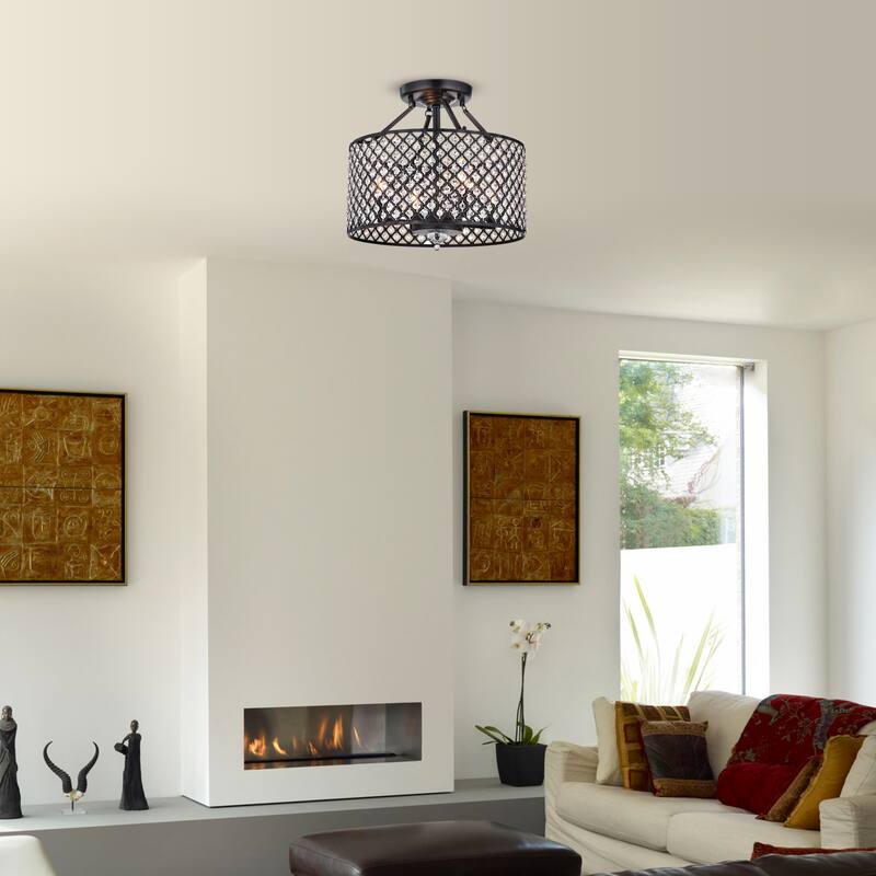 Alrai 4-light Semi-flush Mount Light