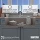 preview thumbnail 32 of 52, Karran Undermount 32.5 in. Large Single Bowl Quartz Kitchen Sink Kit
