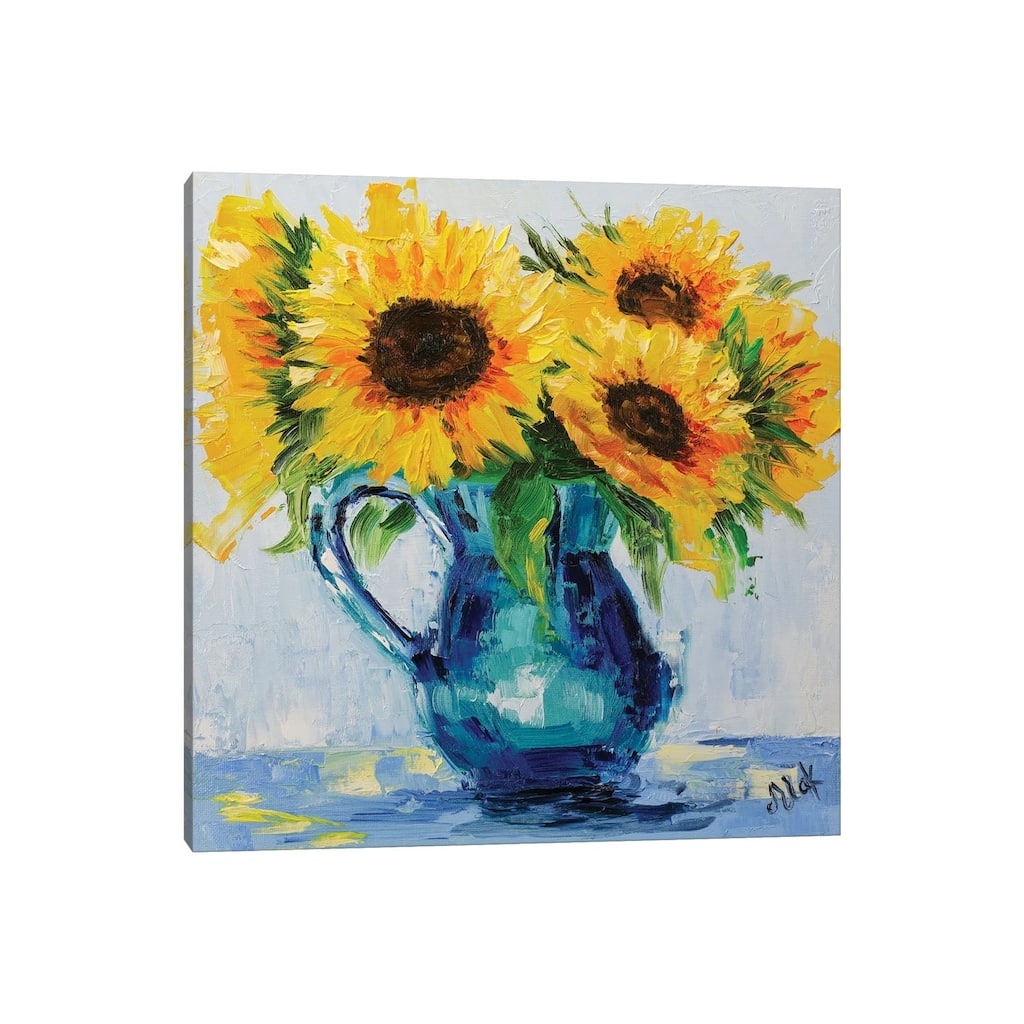 iCanvas "Sunflowers Bouquet III" by Nataly Mak Canvas Print