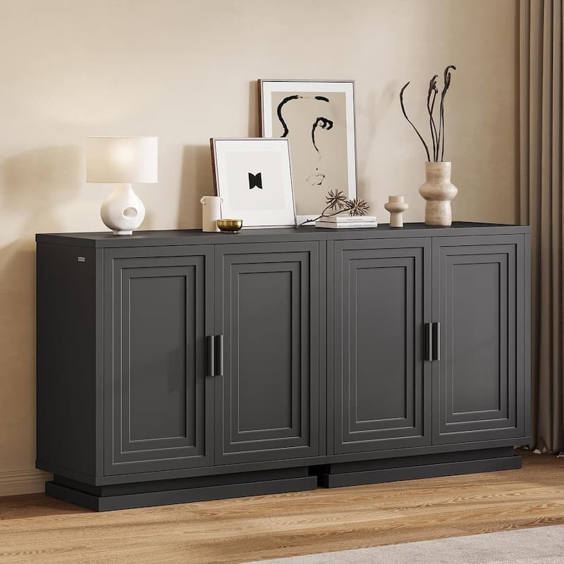 Buffet Sideboard Cabinet with Storage Doors Adjustable Shelves