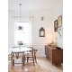 preview thumbnail 10 of 47, Modern Dining Chair with Woven Paper cord Seat, Solid Wooden Farmhouse Y Back Elbow Side Chair