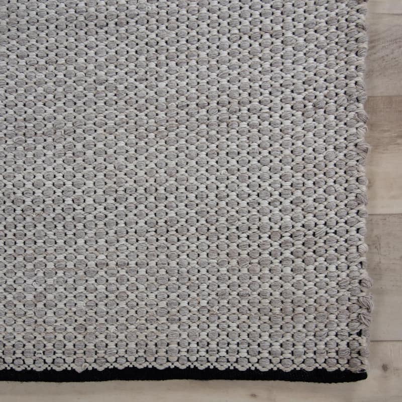 Alora Decor Wade Collection Ivory Contemporary Indoor/Outdoor Area rug