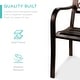 preview thumbnail 8 of 8, Outdoor garden courtyard steel bench