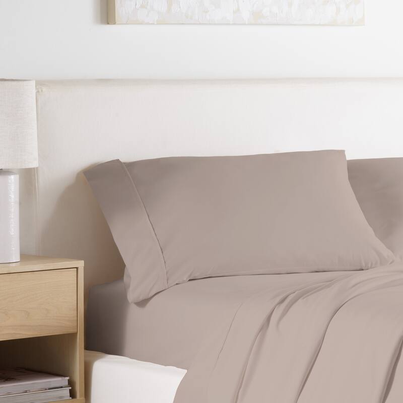 Jennifer Adams Eternal Collection 2pc. Pillowcase Set - King - Taupe