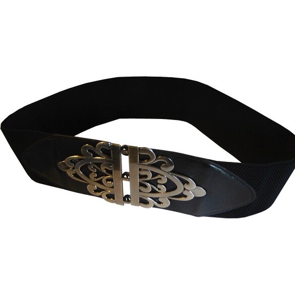 Elasticated cinch belt clearance