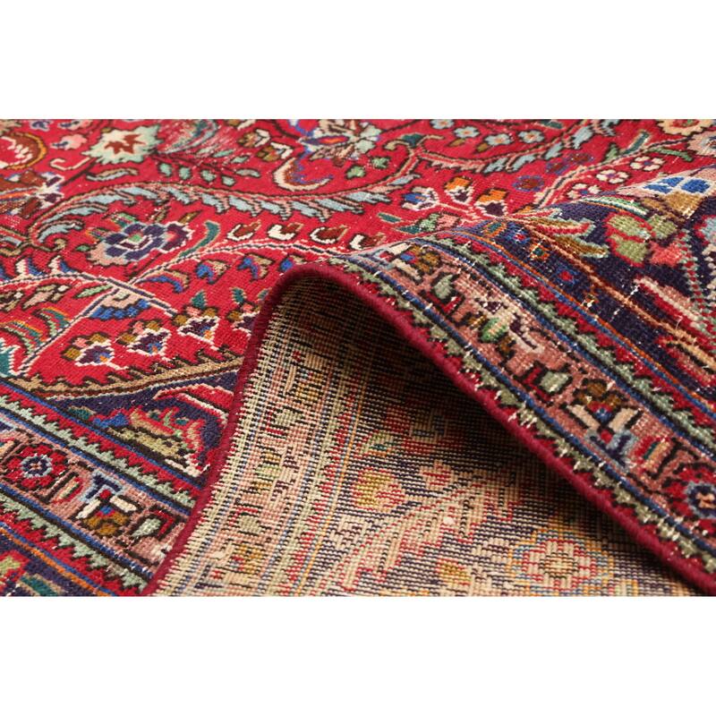 ECARPETGALLERY Hand-knotted Antalya Vintage Red Wool Rug - 10'0 x 12'9