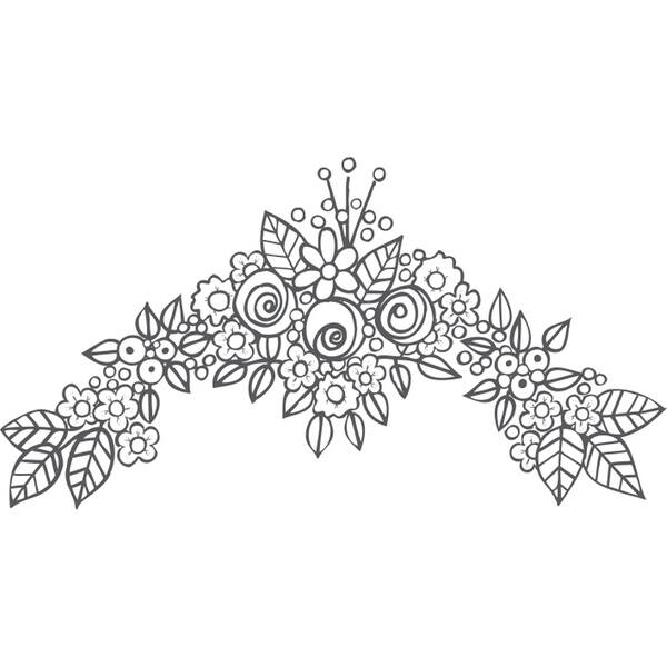 Spellbinders Stamps By Tammy Tutterow Flower Swag 2 Flower Swag 2