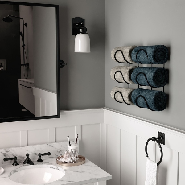 Towel rack for best sale wall