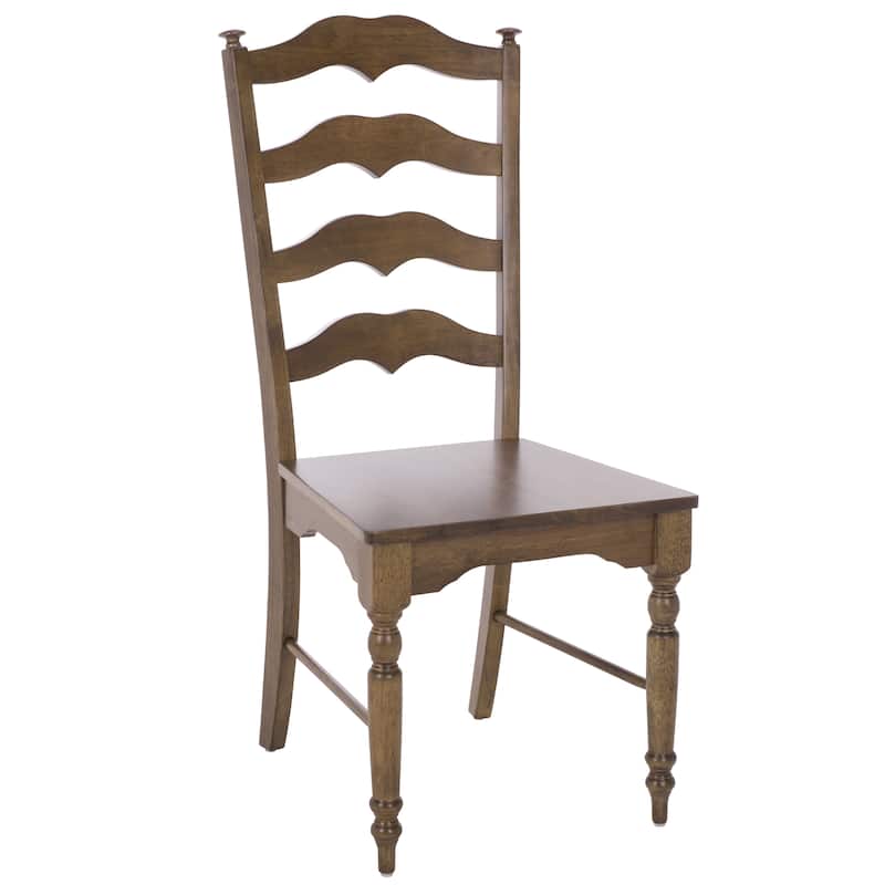 SAFAVIEH HOME Rasia Ladder Back Side Chair - 19"W x 22"D x 41"H