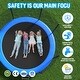 preview thumbnail 3 of 7, Trampoline Outside Safety Net With Basketaball Hoop