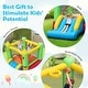 preview thumbnail 6 of 7, Inflatable Bounce House Kids Blow-up Bouncer with Slide with 480W Blower - 117" x 80" x 74.5"