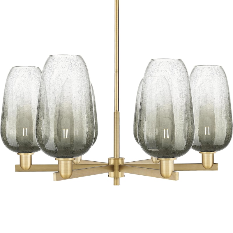 Innovations Lighting 716-6CR-17-24 Brookhaven Flute Chandelier