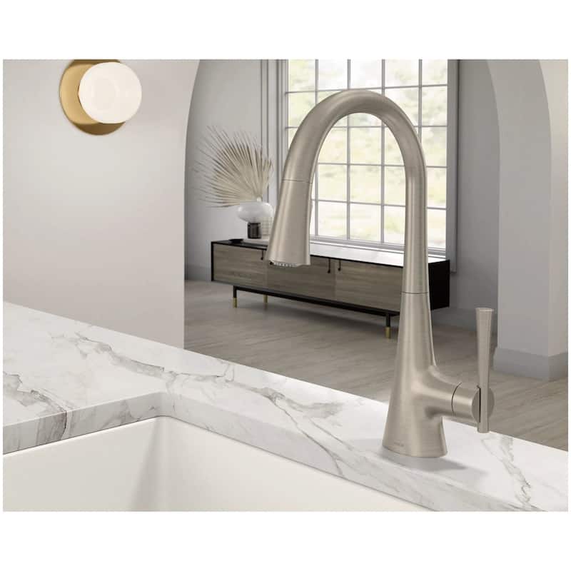 Moen Kurv 1.5 GPM Single Hole Pull Down Kitchen Faucet