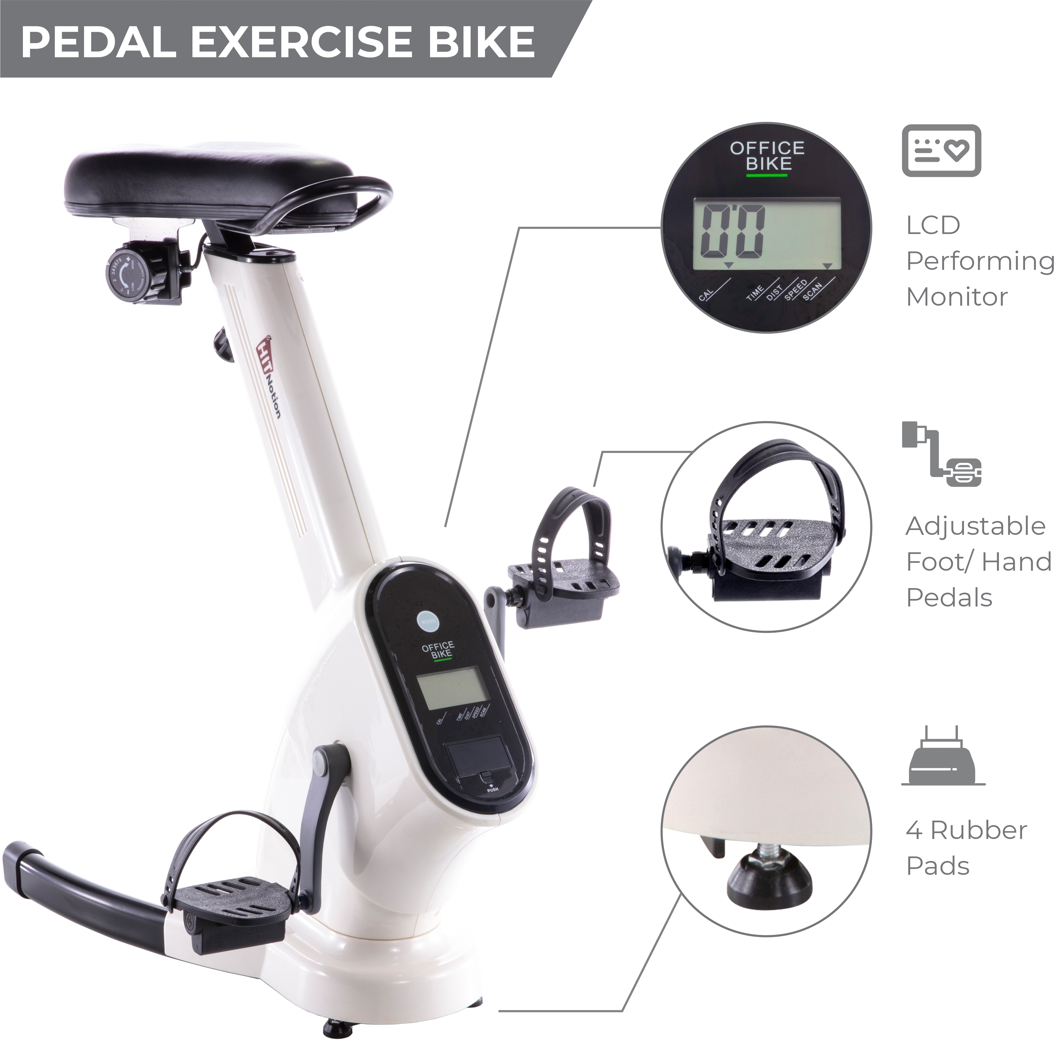 Exercise bike with digital resistance 2025