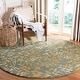 preview thumbnail 43 of 87, SAFAVIEH Handmade Soho Ghina N.Z. Wool Rug 6' Round - Grey/Multi - Round