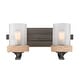 preview thumbnail 1 of 0, Wry Lighting Chatham 2-light Vanity in Natural White