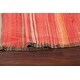 preview thumbnail 10 of 13, Vintage Tribal Moroccan Oriental Staircase Runner Rug Wool Flat-weave - 4'3" x 8'7"