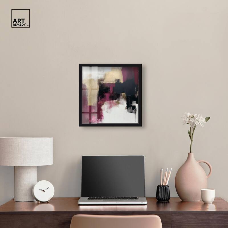 Golden Dusk I Shadowbox by Art Remedy