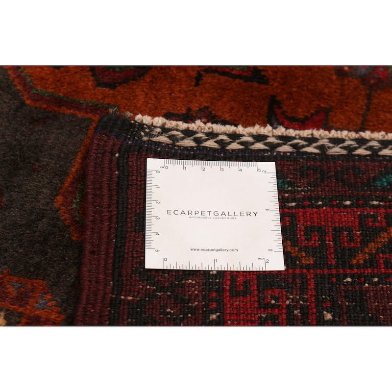 Teimani Burnt Orange Rug 3'9" x 6'11" - 3'9 x 6'11