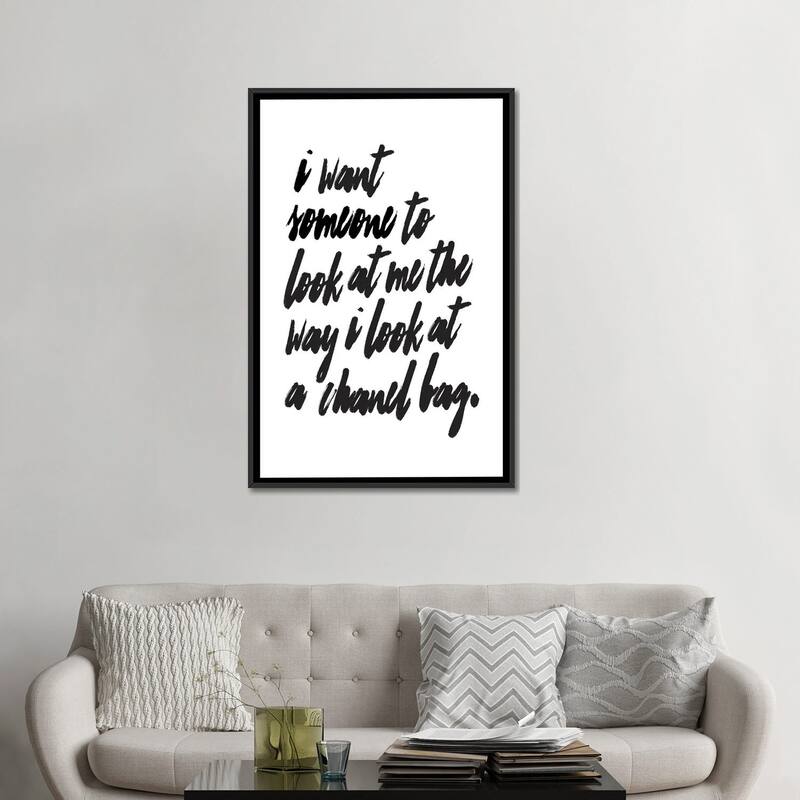 iCanvas "Chanel Bag" by Honeymoon Hotel Framed Canvas Print