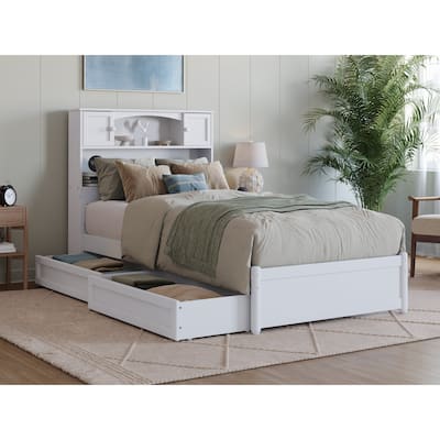 Hadley Platform Bed with Panel Footboard and Storage Drawers